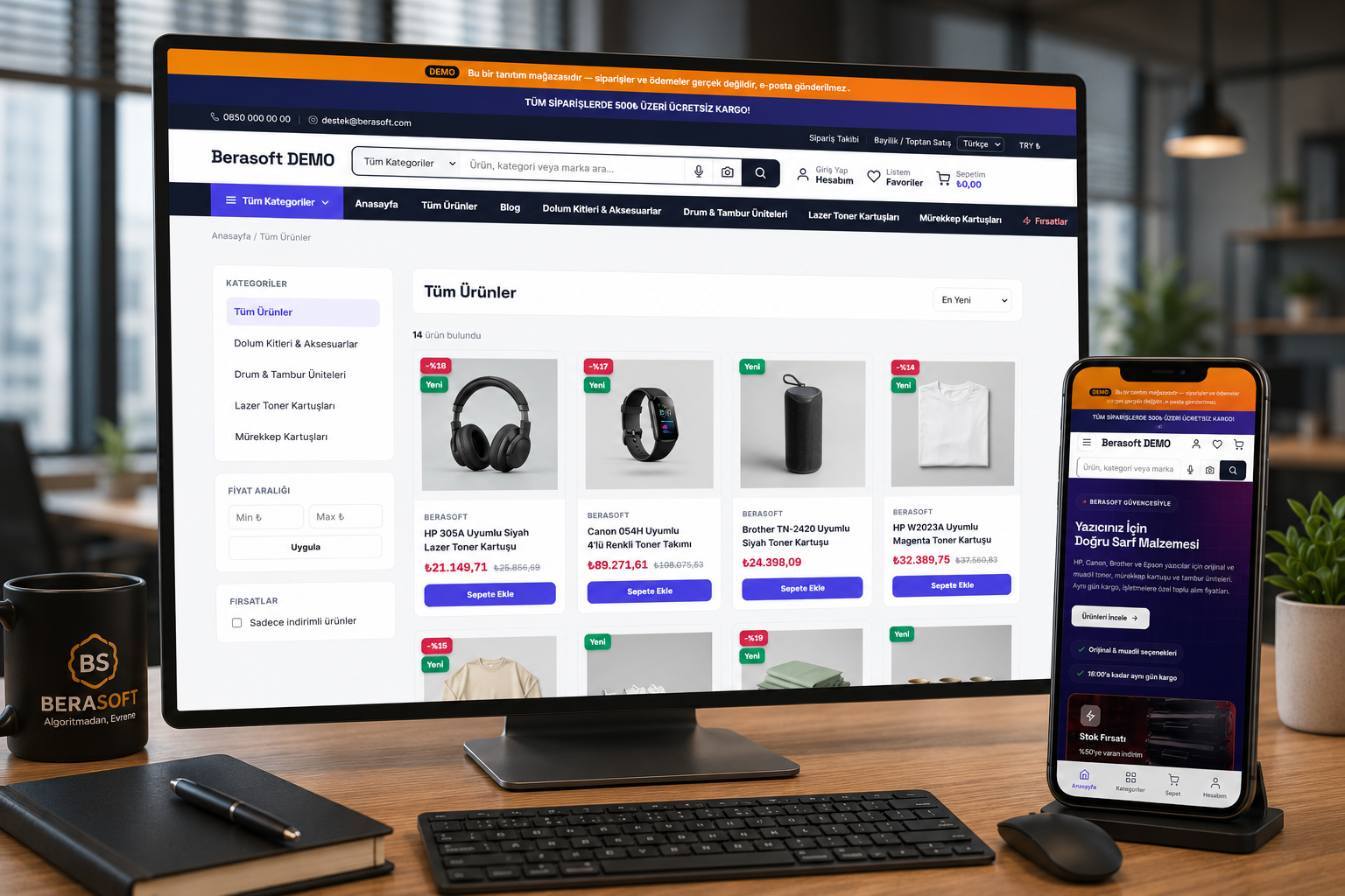 E-Ticaret Platformu - Premium